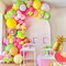 149pcs Twotti Fruity Balloon Arch Kit – Pastel Citrus Balloons with Tropical Foils